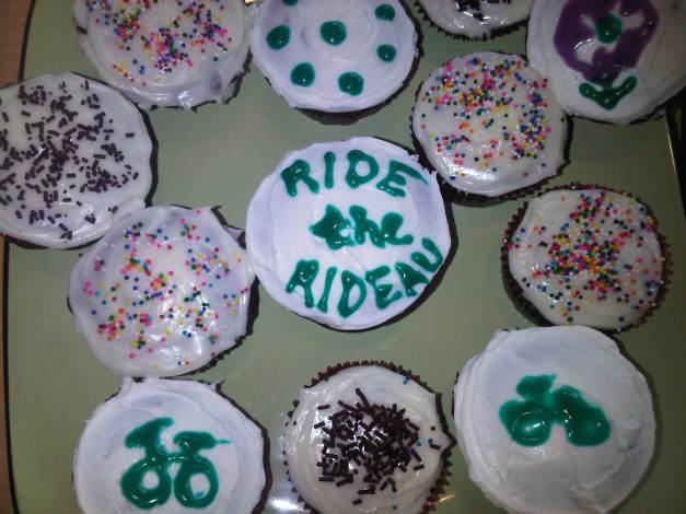 Ride the Rideau cupcakes